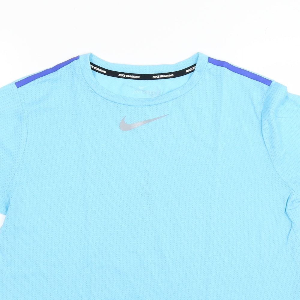 Nike Boys Blue   Basic T-Shirt Size 13-14 Years  - DRI-FIT nike running