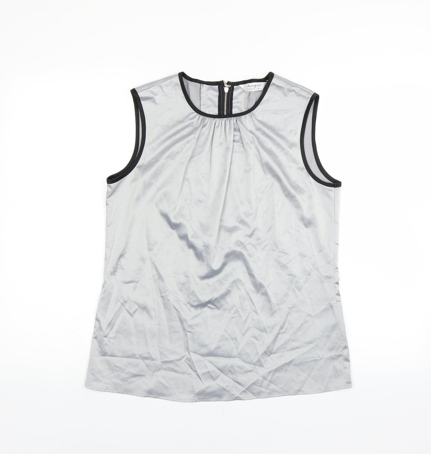 Marks and Spencer Womens Silver   Basic Blouse Size 12