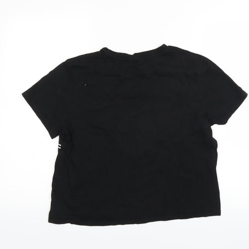 Divided by H&M Womens Black   Basic T-Shirt Size L  - NASA