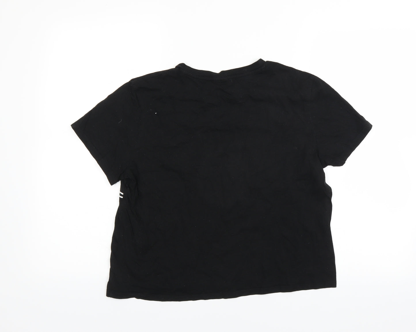 Divided by H&M Womens Black   Basic T-Shirt Size L  - NASA