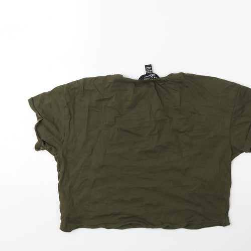 New Look Girls Green   Basic T-Shirt Size 12 Years