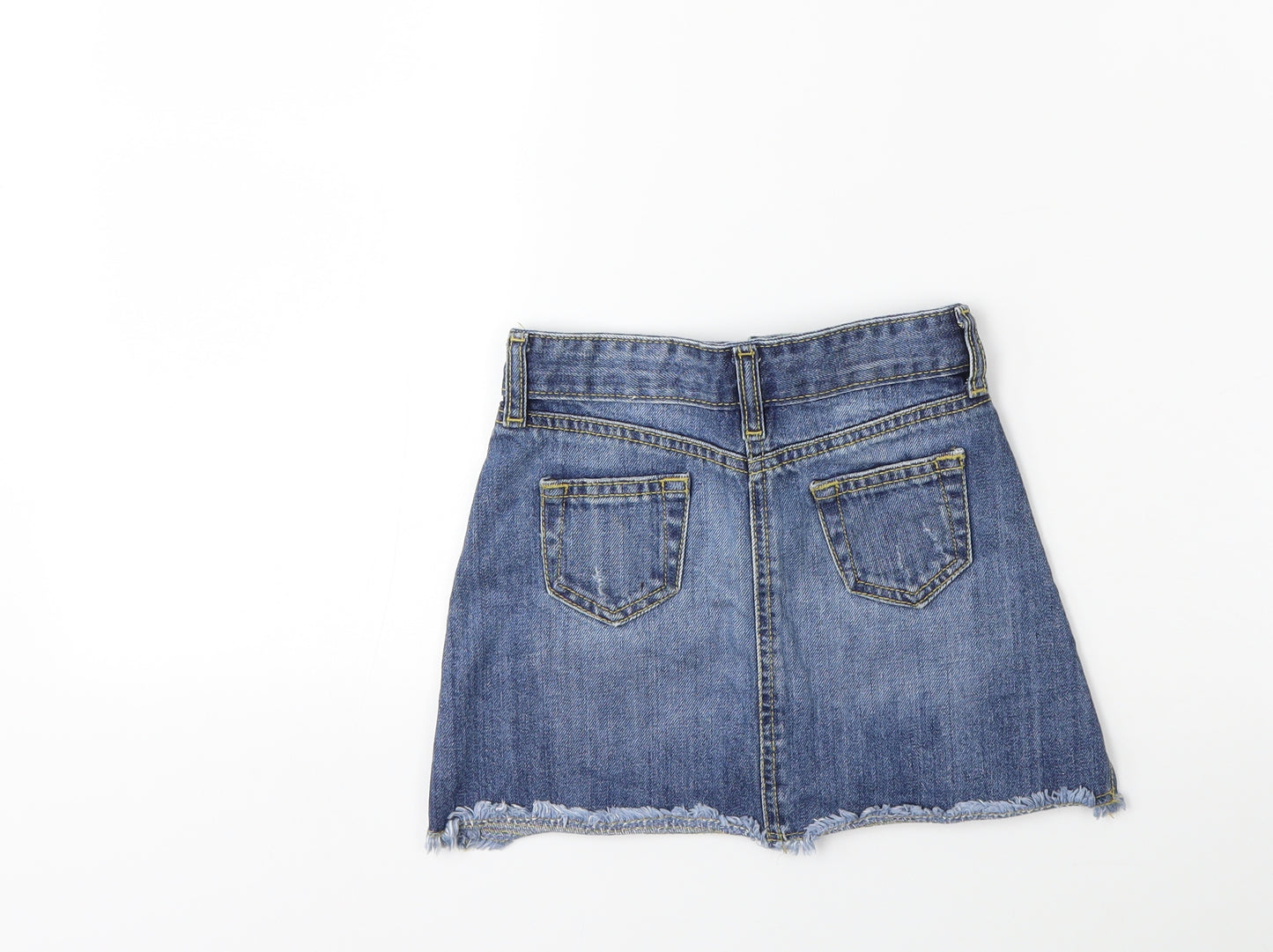 Matalan Girls Blue  Denim Mini Skirt Size 5 Years
