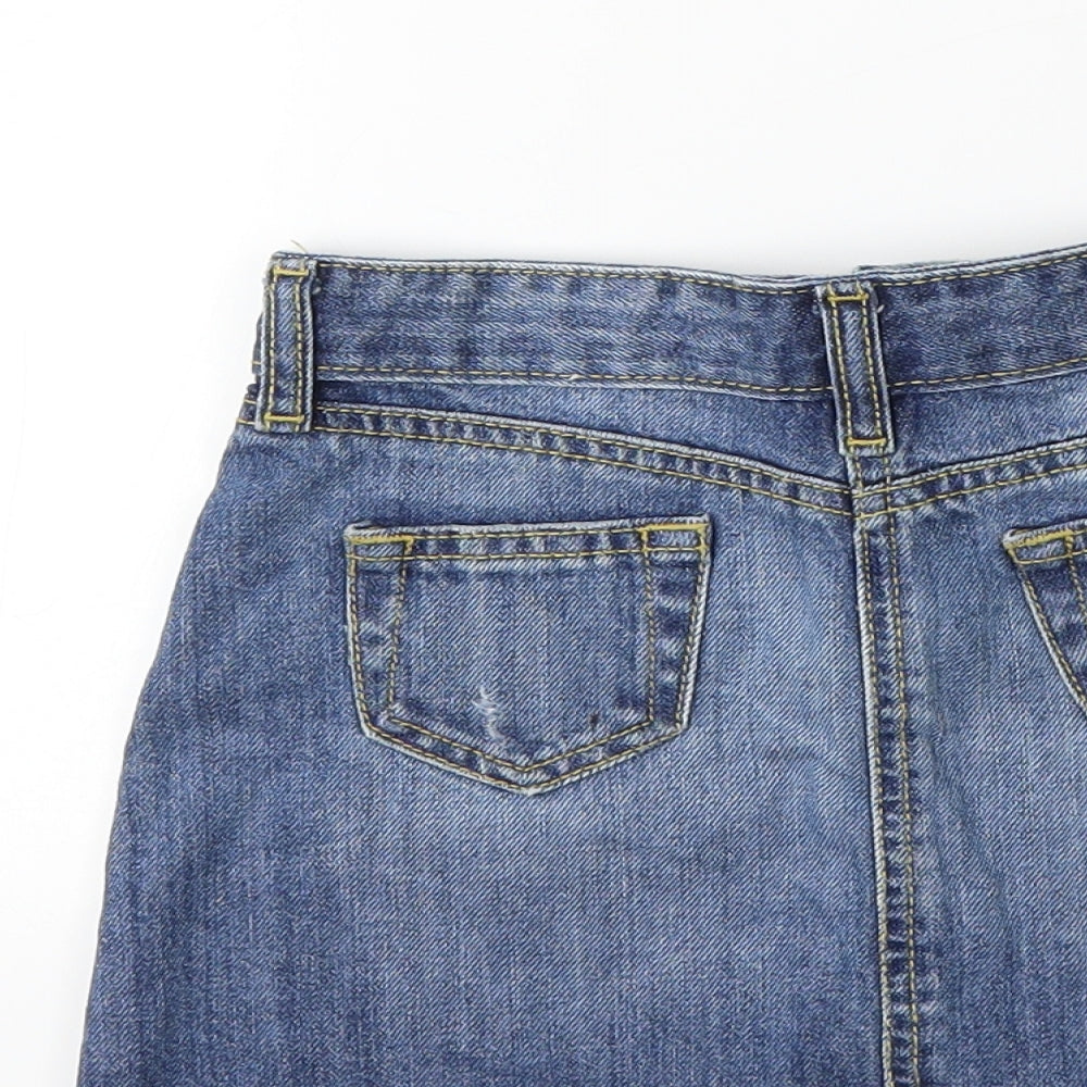 Matalan Girls Blue  Denim Mini Skirt Size 5 Years