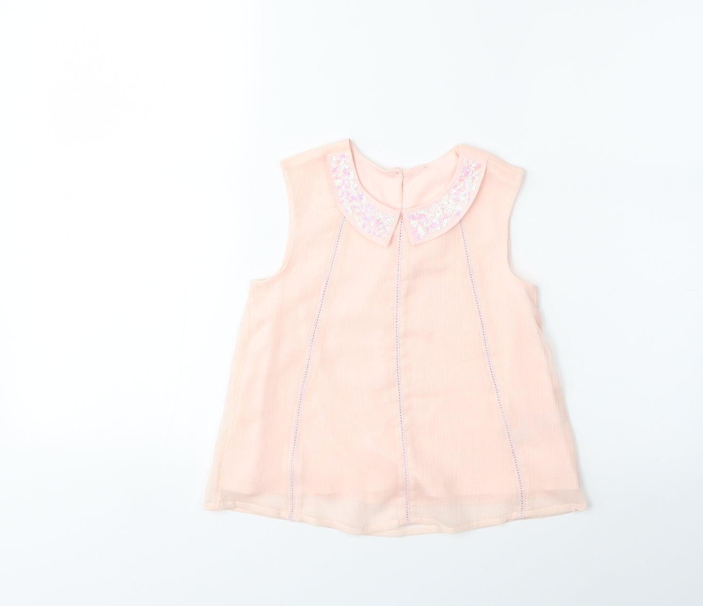 George Girls Pink   Basic Blouse Size 5-6 Years
