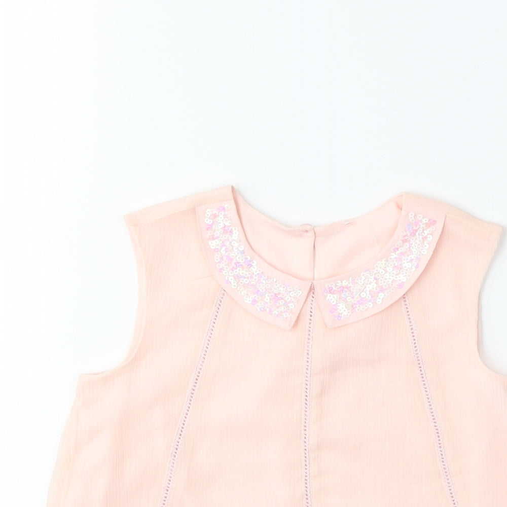 George Girls Pink   Basic Blouse Size 5-6 Years