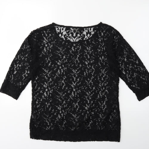 NEXT Womens Black   Basic T-Shirt Size 10