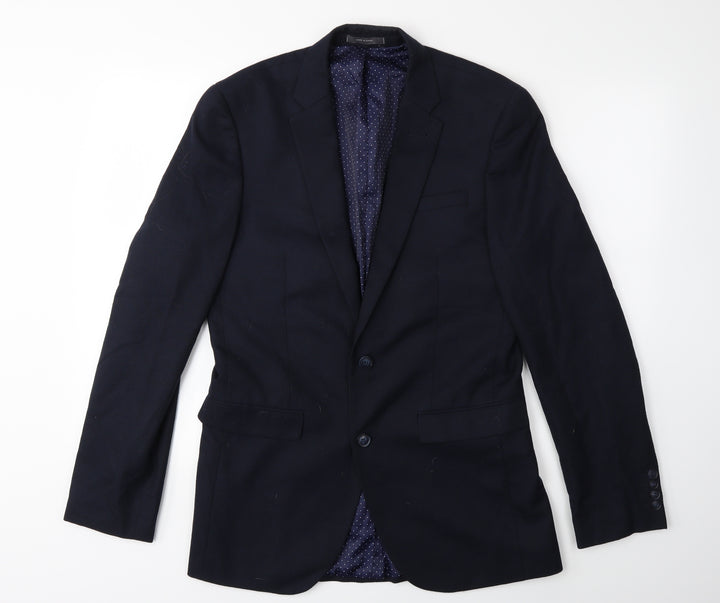 Primark Mens Blue Jacket Suit Jacket Size 38