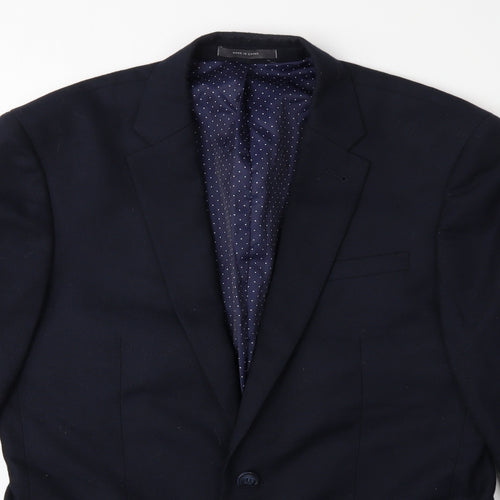Primark Mens Blue   Jacket Suit Jacket Size 38