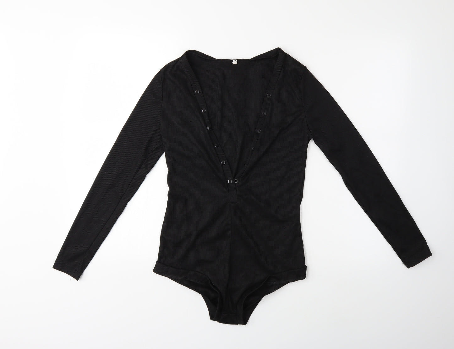 Preworn Womens Black   Basic T-Shirt Size S  - Body suit