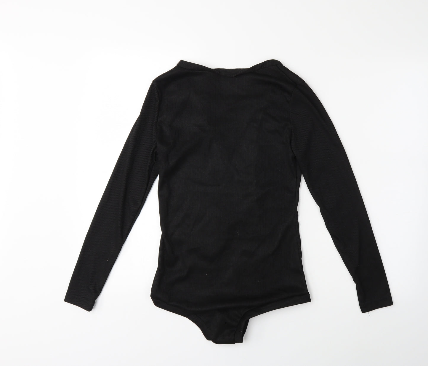 Preworn Womens Black   Basic T-Shirt Size S  - Body suit