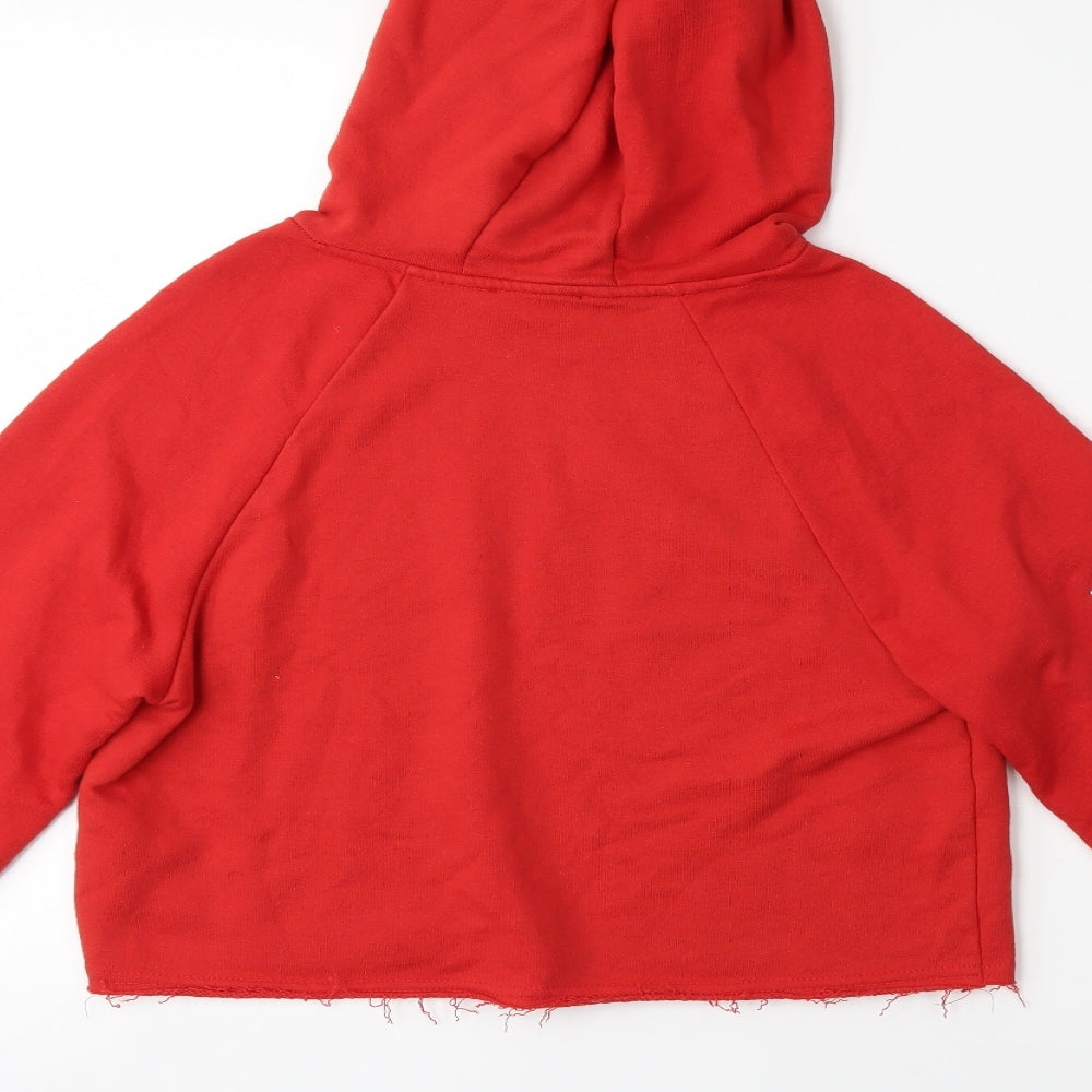 New Look Womens Red   Pullover Hoodie Size 6