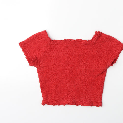 Atmosphere Womens Red   Basic T-Shirt Size 10