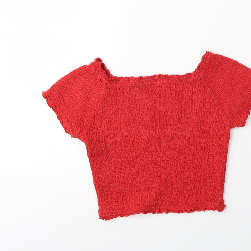 Atmosphere Womens Red   Basic T-Shirt Size 10