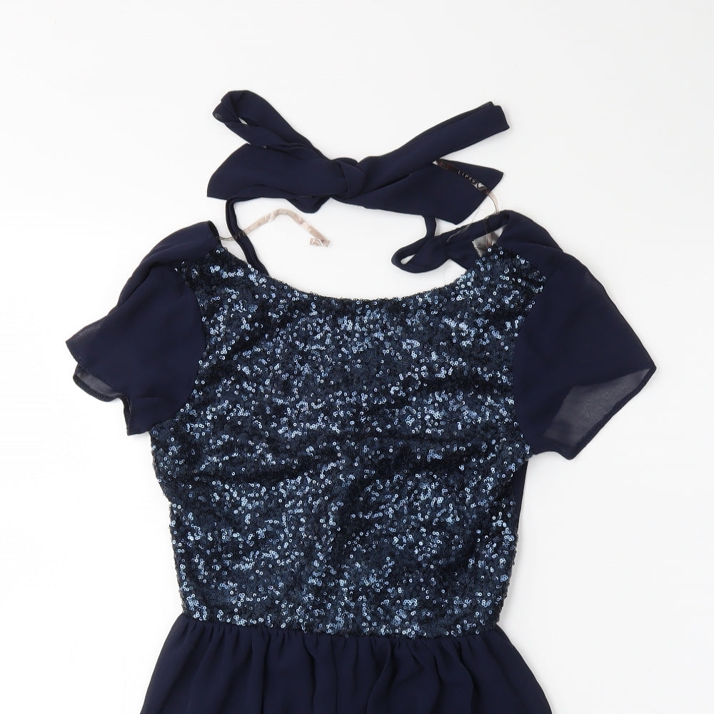 Lipsy Womens Blue   Fit & Flare  Size 10