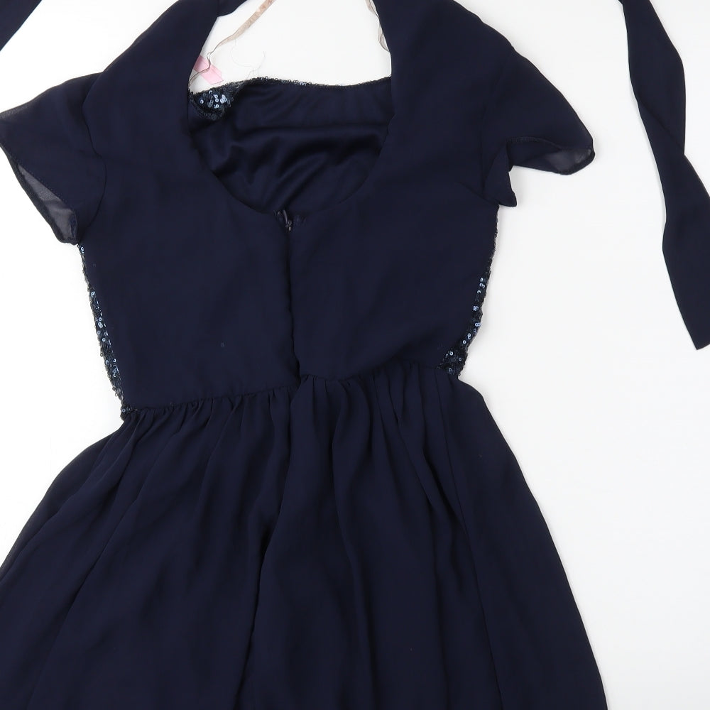 Lipsy Womens Blue   Fit & Flare  Size 10