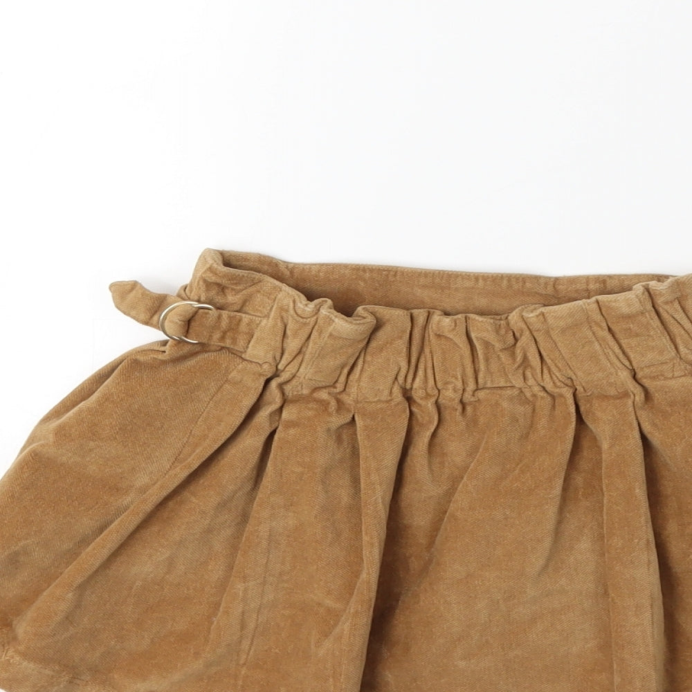 TU Girls Brown   Mini Skirt Size 5 Years