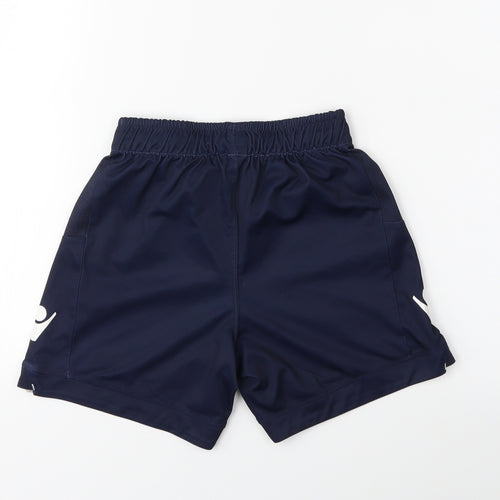 Leeds United Boys Blue   Sweat Shorts Size 5-6 Years