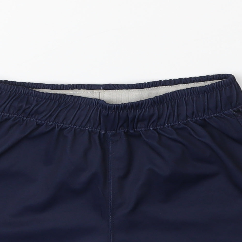 Leeds United Boys Blue   Sweat Shorts Size 5-6 Years
