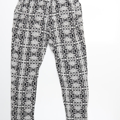 Quiz Womens White   Trousers  Size 8 L29 in