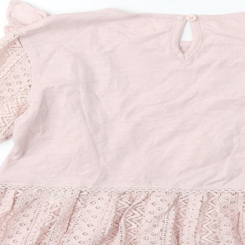 NEXT Girls Pink   Basic Blouse Size 8 Years