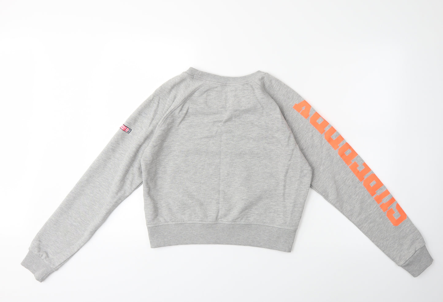 Superdry Womens Grey   Pullover Sweatshirt Size S