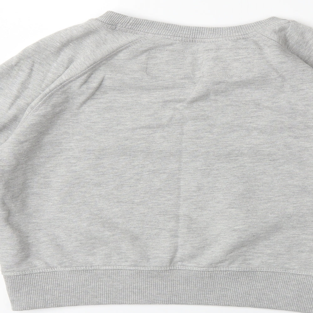 Superdry Womens Grey   Pullover Sweatshirt Size S