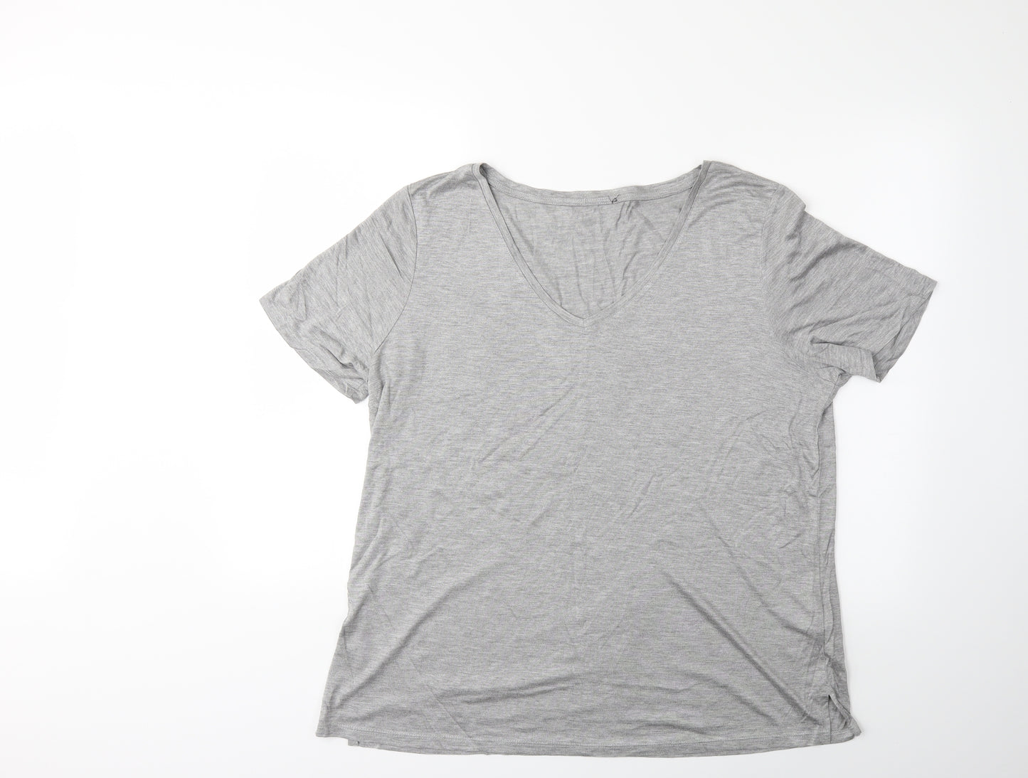 F&F Womens Grey   Basic T-Shirt Size 18