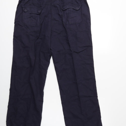 Casual Club Womens Blue   Cargo Trousers Size 16 L28 in