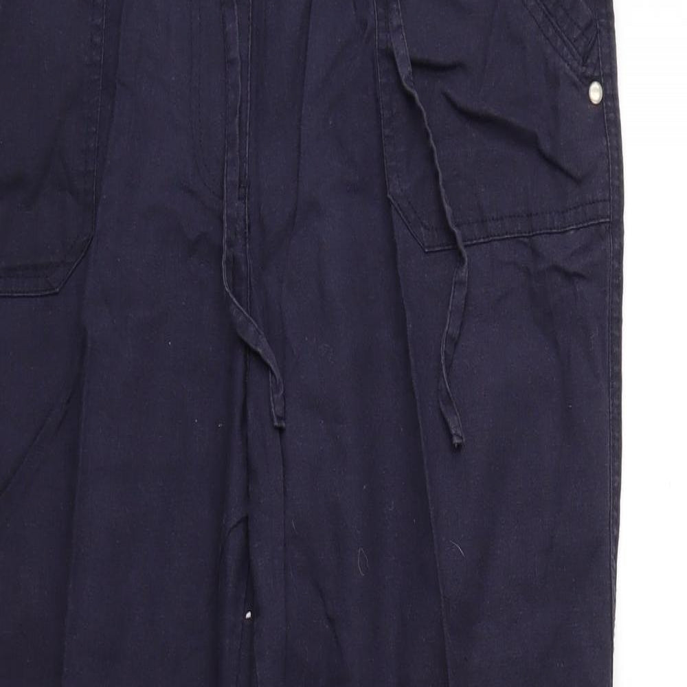 Casual Club Womens Blue   Cargo Trousers Size 16 L28 in