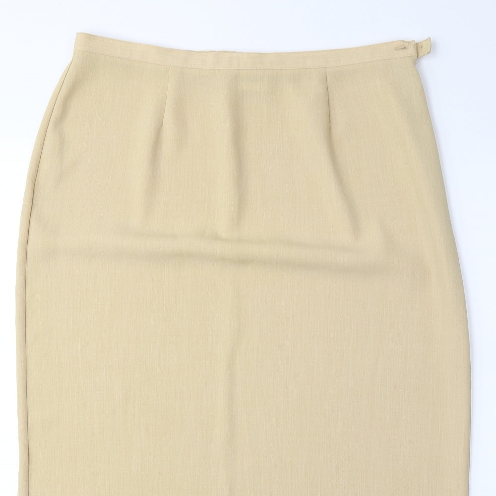 Chianti Womens Beige   Straight & Pencil Skirt Size 18