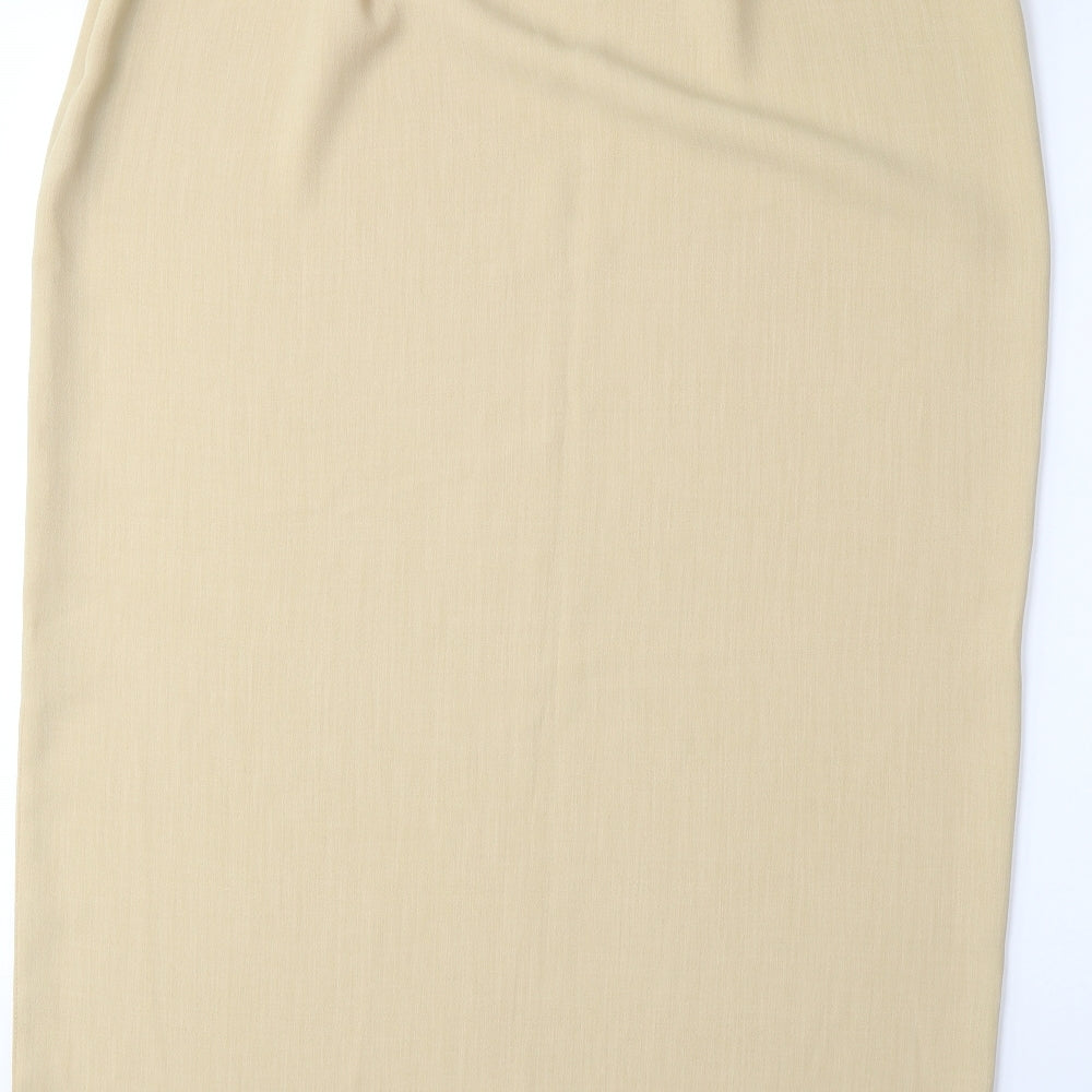 Chianti Womens Beige   Straight & Pencil Skirt Size 18
