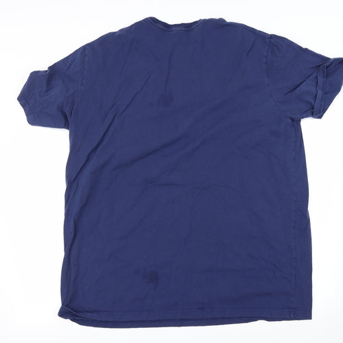 Preworn Mens Blue    T-Shirt Size 3XL