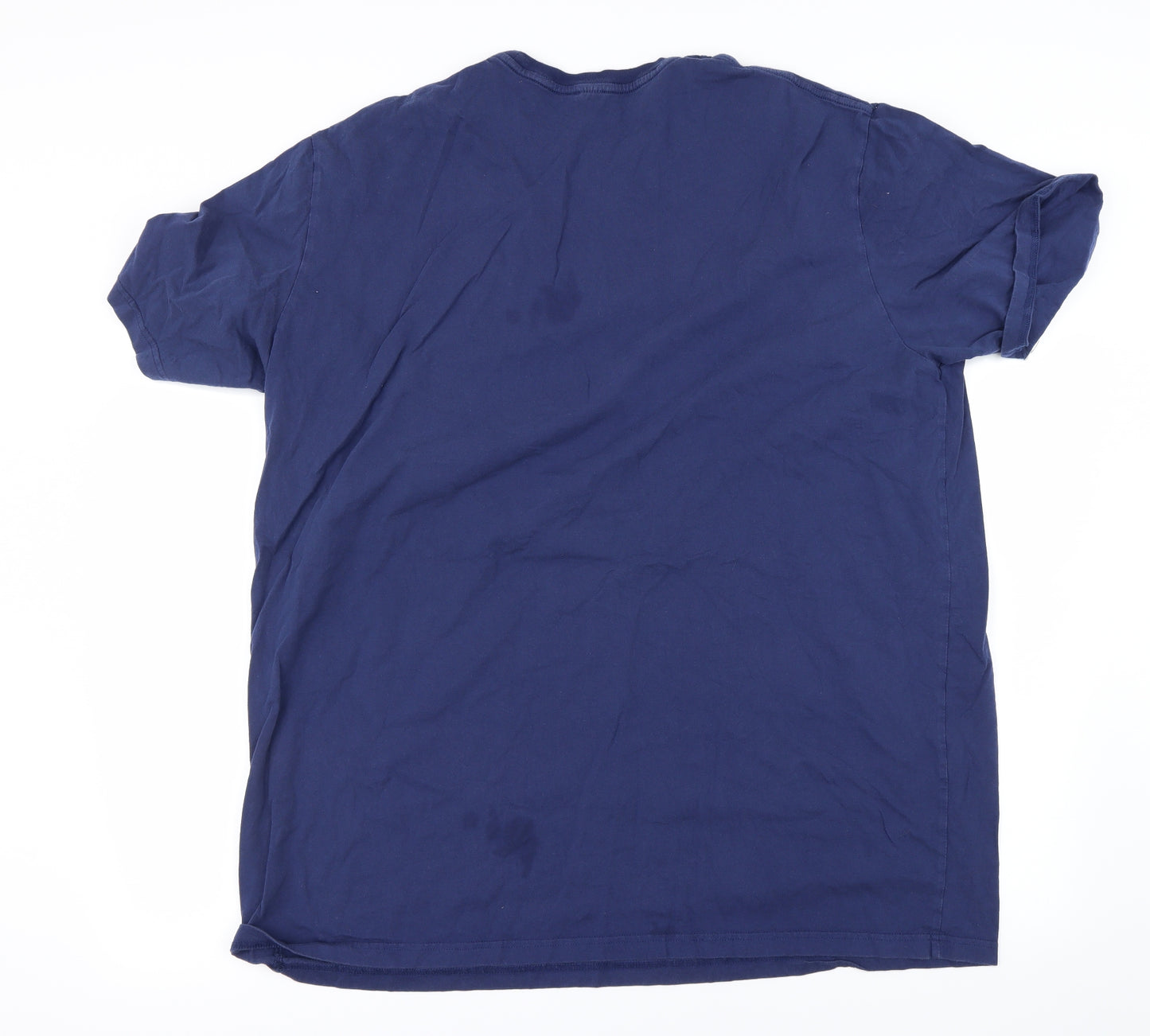 Preworn Mens Blue    T-Shirt Size 3XL