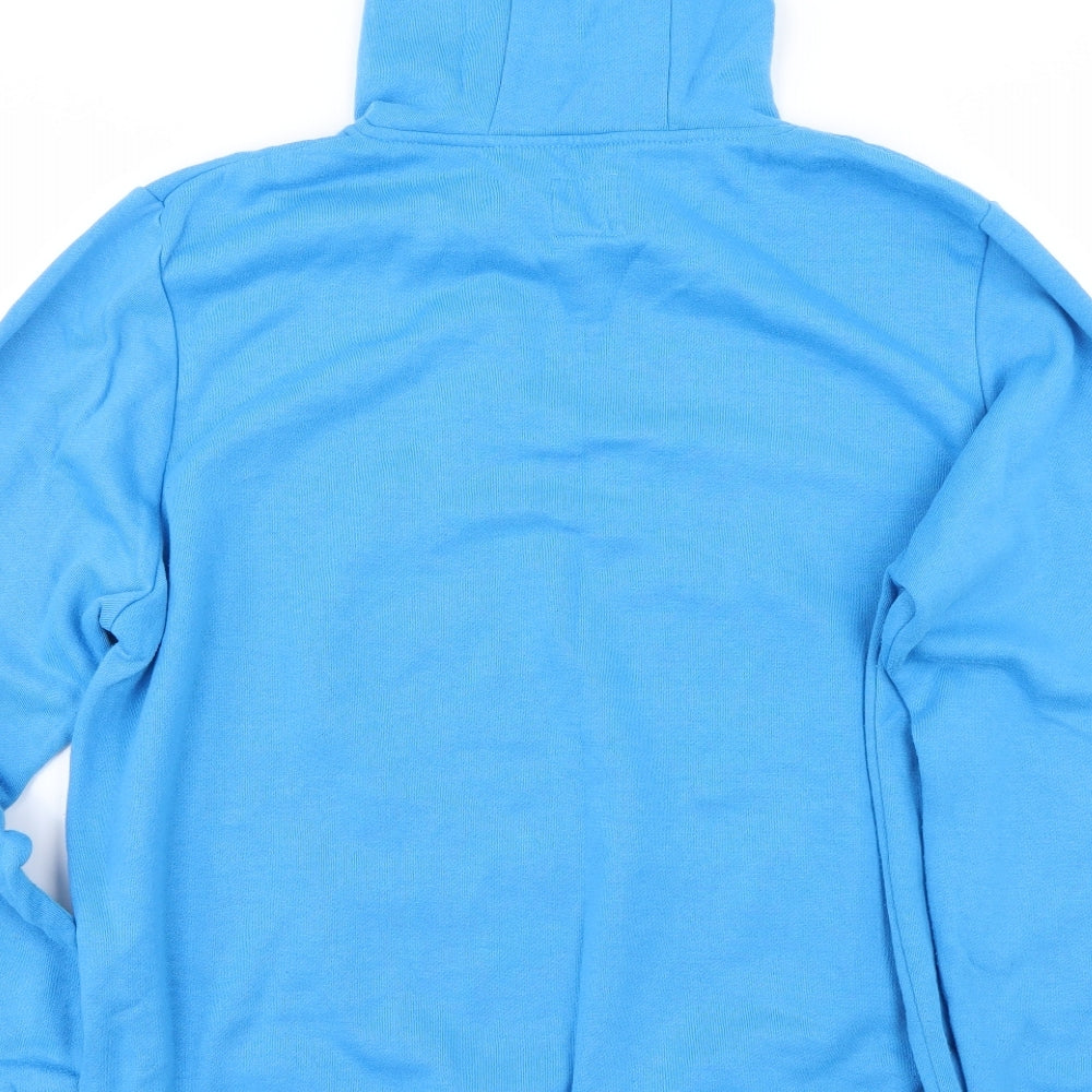 Cedar Wood State Mens Blue   Pullover Hoodie Size XL