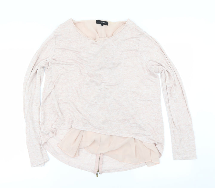 New Look Womens Pink   Basic Blouse Size L