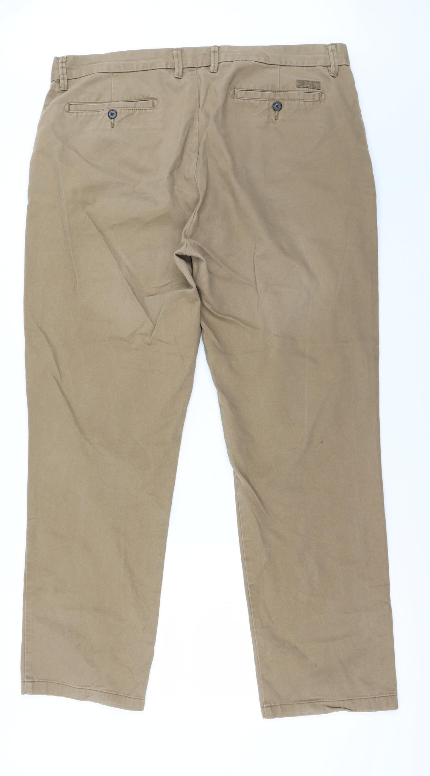TU Mens Brown   Trousers  Size 40 in L32 in