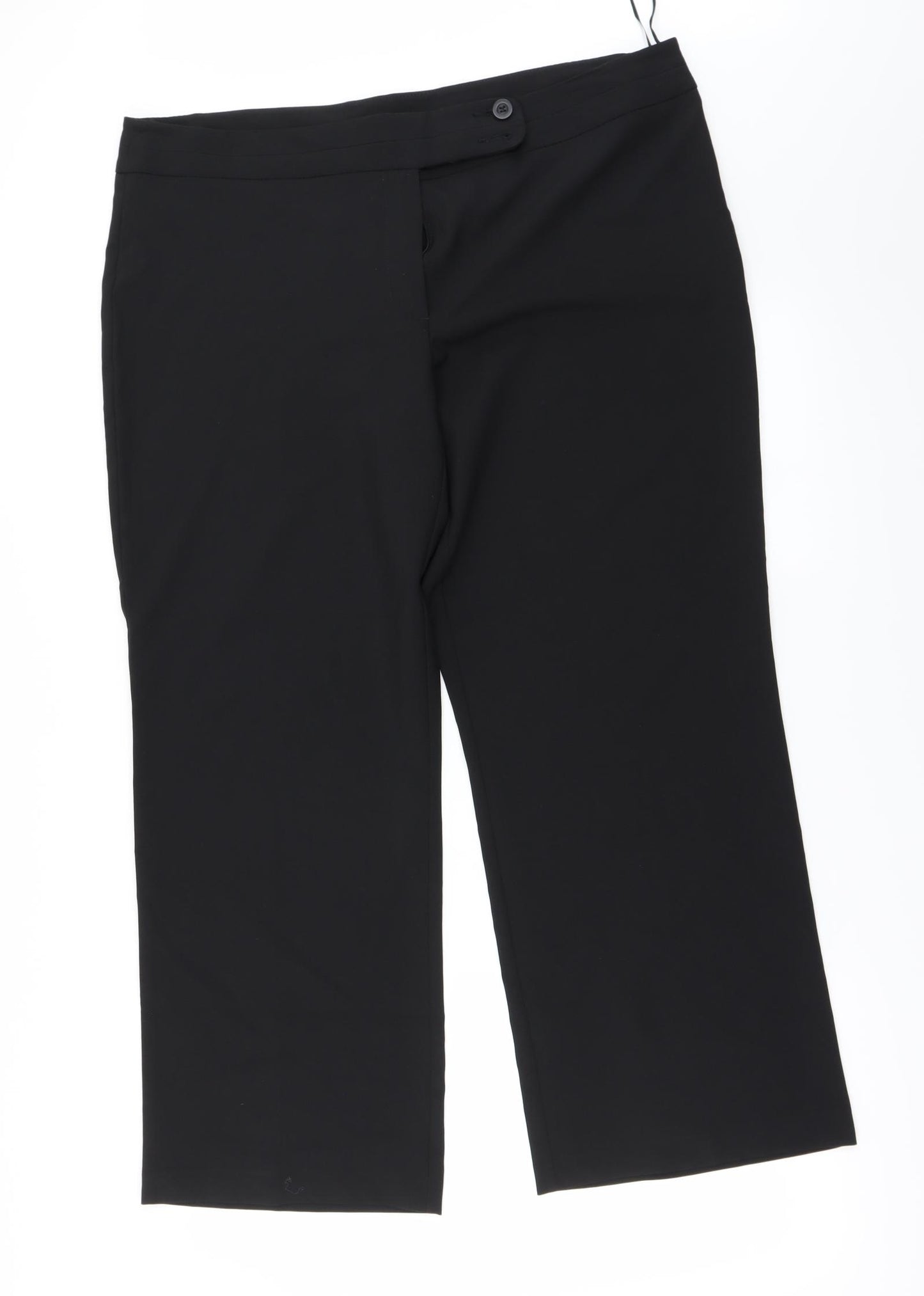 George Womens Black   Trousers  Size 18 L25 in