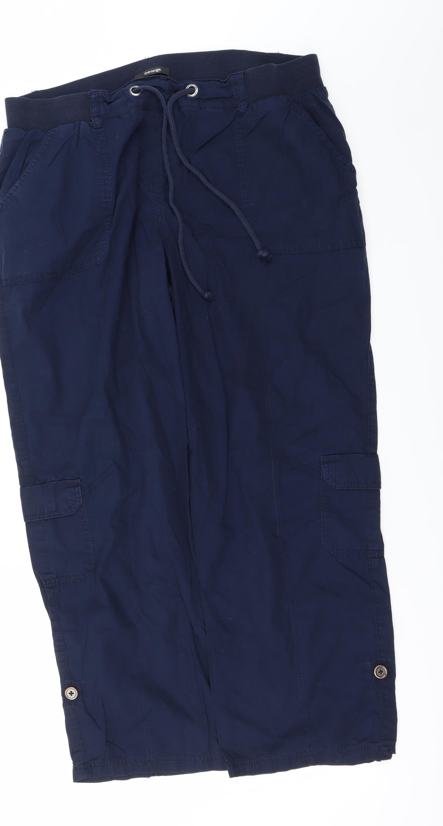 George Womens Blue   Trousers  Size 16 L24 in
