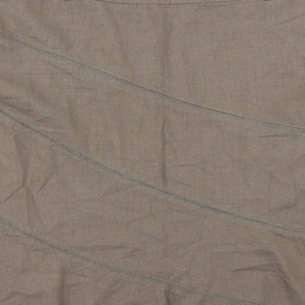 New Look Womens Brown   A-Line Skirt Size 16