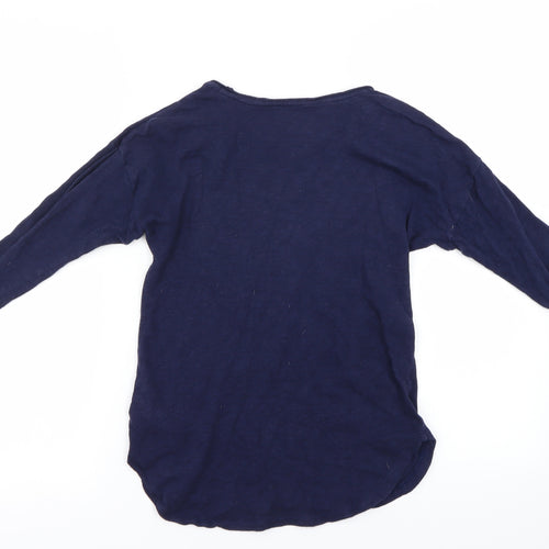Gap Girls Blue   Basic T-Shirt Size 8 Years