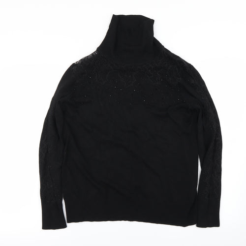 Anthology Womens Black   Pullover Jumper Size 14