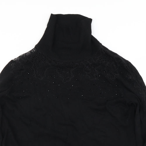 Anthology Womens Black   Pullover Jumper Size 14