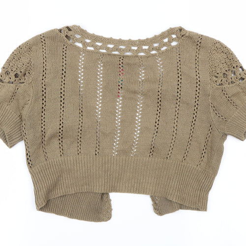NEXT Girls Brown   Cardigan Jumper Size 10 Years