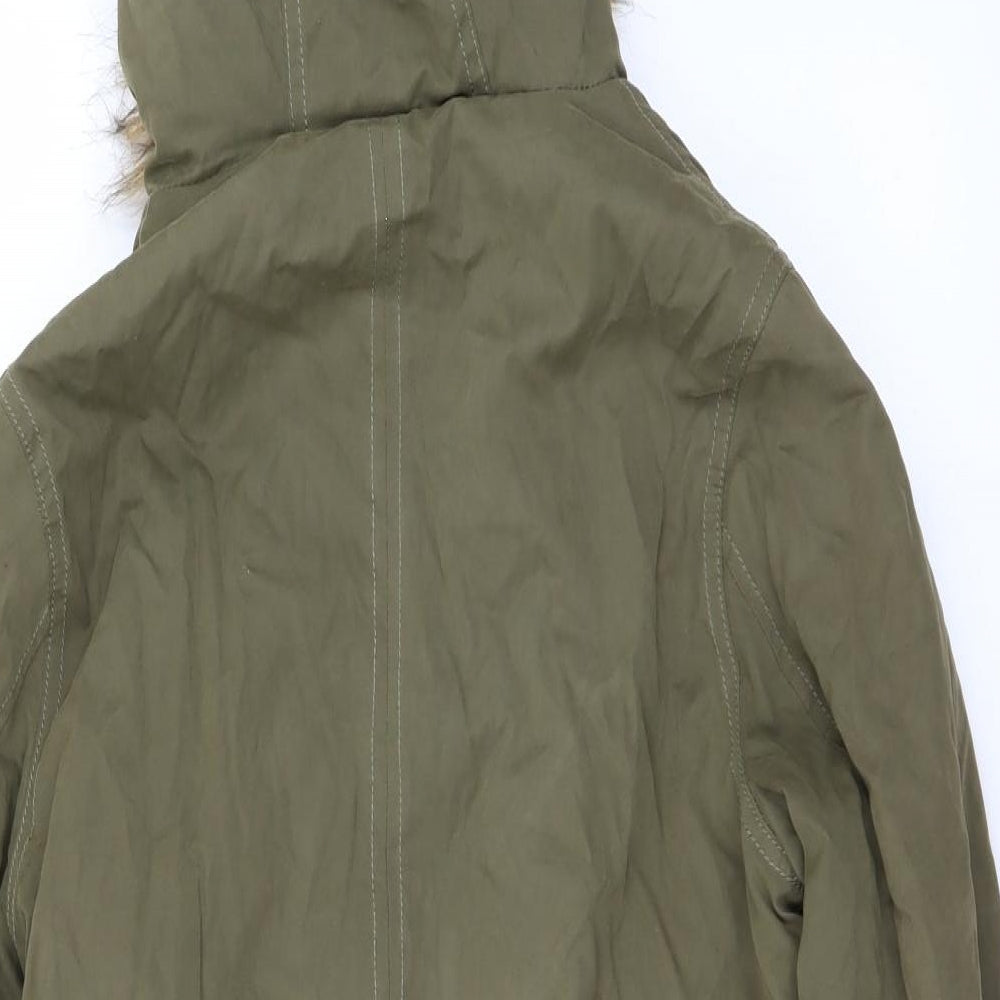 Papaya Womens Green   Jacket Coat Size 8