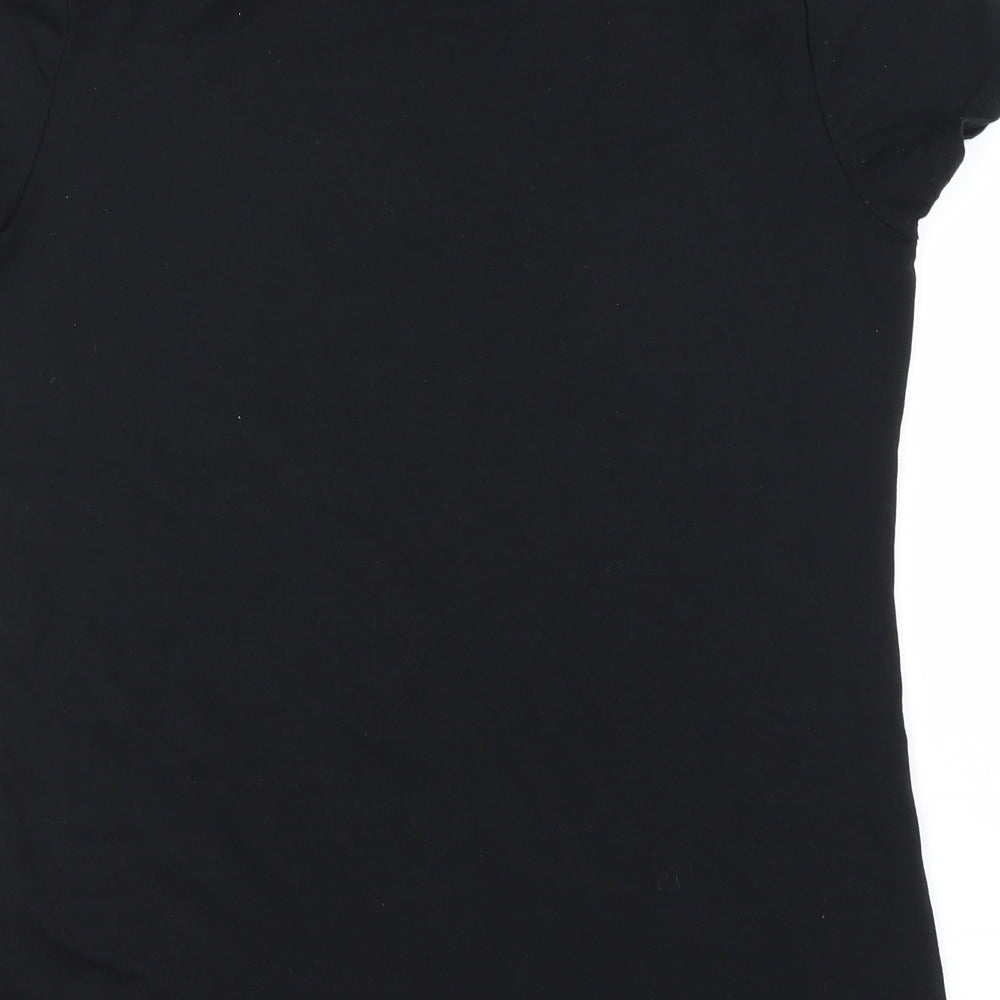 George Womens Black   Basic T-Shirt Size 12
