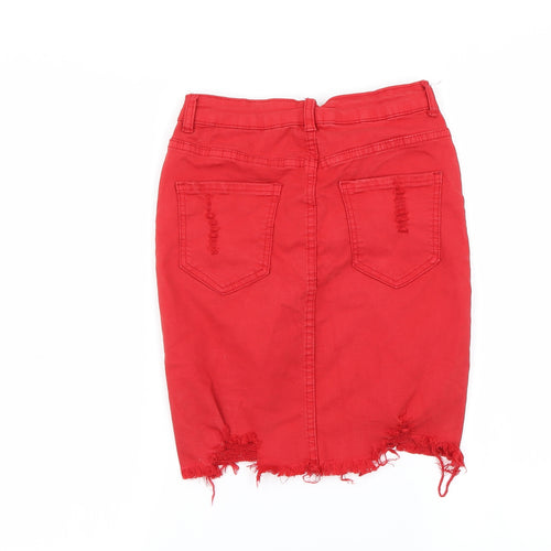 My Bestiny  Womens Red   A-Line Skirt