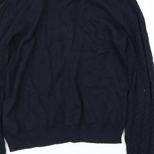 H&M Mens Blue   Pullover Jumper Size L