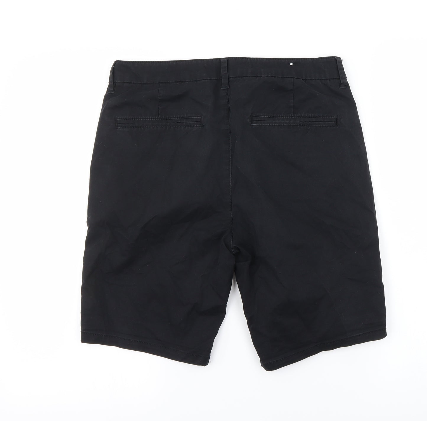 Topman Mens Black   Chino Shorts Size 30 in