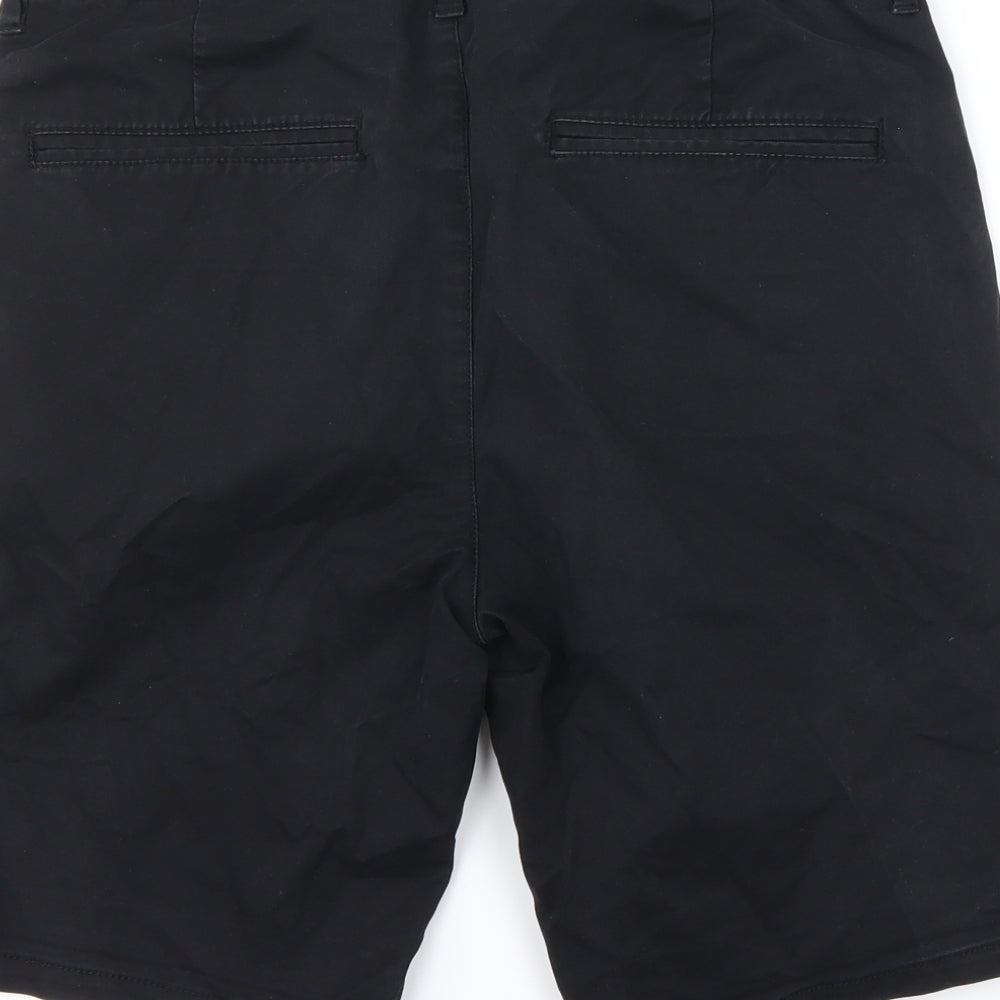 Topman Mens Black   Chino Shorts Size 30 in