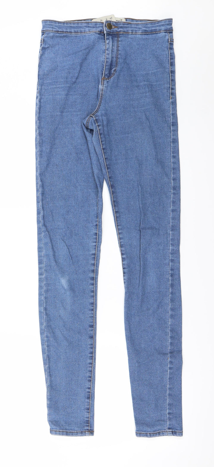 denim co Womens Blue Skinny Jeans Size 8 L30 in